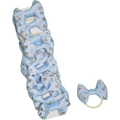 Nero - Fiocchetti con strass per criniera confezione da 20 pezzi (1/4)