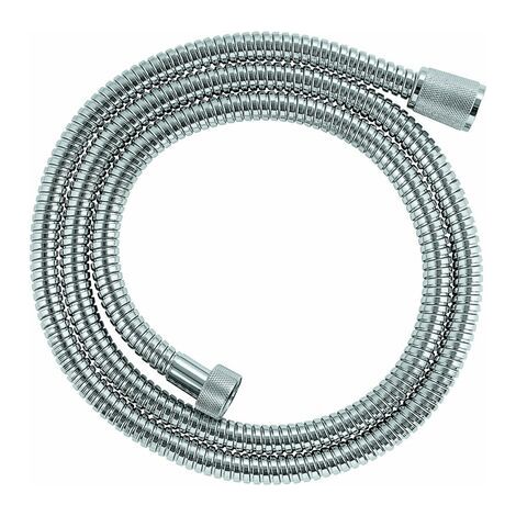 Flexible de douche 150 cm – Inox chrome – Résistance à la pression jusqu'à 16 bars – Connexion universelle G 1/2' x 1/2' (1/3)