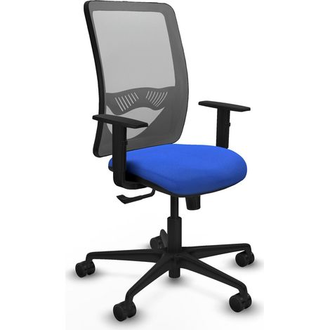 Piqueras y Crespo Zulema chaise bleue bureau confortable (1/3)