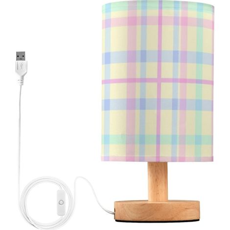FRODOTGV Lampe de table avec LED et bouton alimenté par USB (1/5)