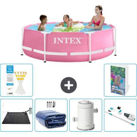 Intex Piscine Tubulaire Ronde - 244x76 cm - 7-pièces S78 (1/2)
