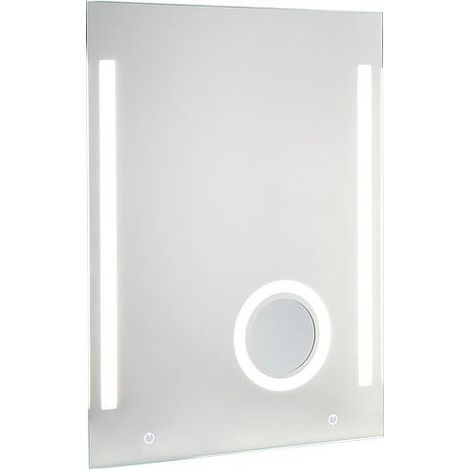 Miroir Earline +eclairage variable et miroir cosmetique,2 interrupt. sensitifs, 1200x800mm, 11,5W (1/2)