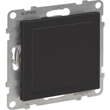 Placa de acabado Legrand seano lacado 6x11 cm antracita