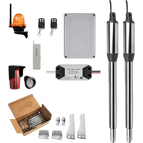 Kit d'ouvre-portes automatiques Ouvre-porte automatique WIFI maison ferme Cottage porte battante for 16ft longueur ou 600lb ouvre-porte plus proche actionneur linéaire pour accessoires de portail coul (1/5)