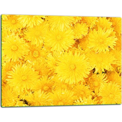 Schneidebrett aus Glas, 52x40 cm, Blumen (1/5)