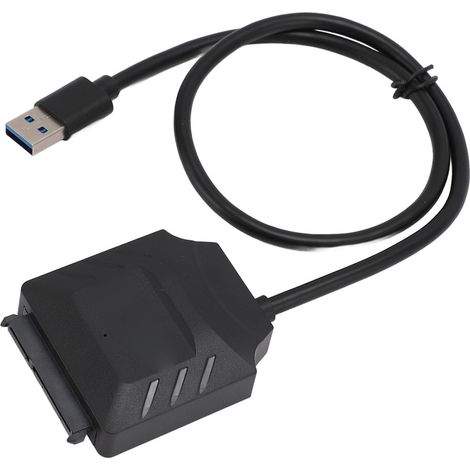 Adaptateur USB 3.0 vers disque dur SATA 6 Gbit/s, câble convertisseur USB 3.0 vers SATA III pour disques durs SATA 2,5 et 3,5 pouces (1/5)