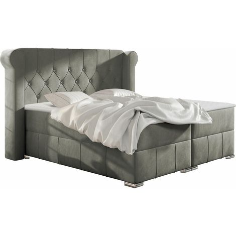 Cama continental Ars, Magic Velvet 2217, Continental, Individuales, 120x200, Tapiz, Somieres, 160x215x125cm