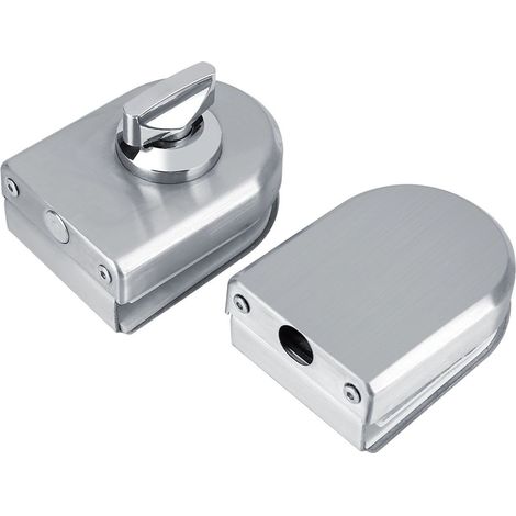 Edelstahl-Verriegelungsgriff für 10-12 mm Glastüren KLB-AquaForge (1/5)