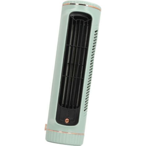 Ventilateur de bureau sans pales silencieux rechargeable 3 vitesses Compact 26.67 cm Pour espaces intérieurs et extérieurs Batterie 1200 mAh (1/5)