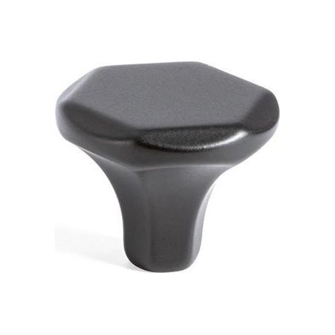 tirador de mueble riolita. zamak. negro mate. asa recta - giusti acabado negro mate dist. agujero 1 agujero