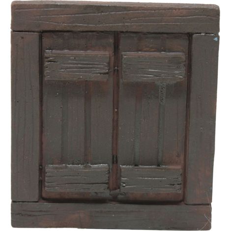 Miniatura di Finestra in resina 6x2x6,5cm Presepe 11844 (1/5)