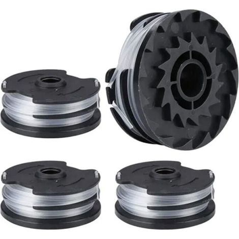 Ersatzfadenspulen für LIDL Parkside Freischneider, PRTA 20-Li A1, B2, C3, PRT 550 A1, A3, PRT 300 A1 – 2 x 4 m 1,6 mm