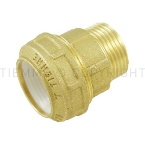 Raccordo multistrato 40 x 1 1/4 maschio ottone uni iso 228 tiemme 3430005