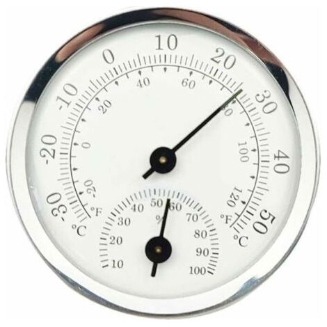 Hygromètre Thermomètre Capteur d'humidité de température intérieure Moniteur Détecteur Mesures pour Maison Garage Serre Cave à Vin, (1/4)
