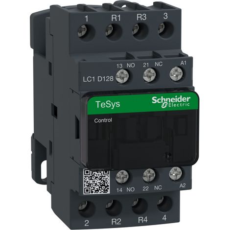 LC1D128D7 42V AC 5,5kW SCHNEIDER Contacteur LC1D128 (1/3)