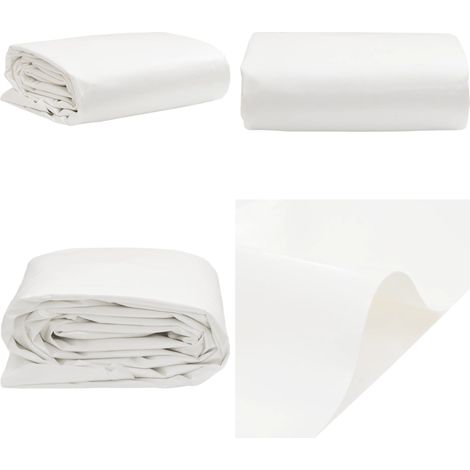 Bâche blanc 2x3 m 650 g/m² - Bâche Imperméable - Bâche De Protection - Bâche Voiture - Bâche Moto - Bâche Terrasse - Home & Living (1/5)