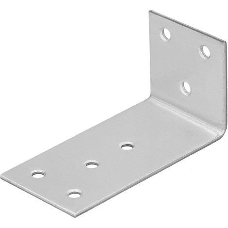 Conector angular para carpintería KOTARBAU® de acero inoxidable galvanizado de 40 x 80 x 40 mm