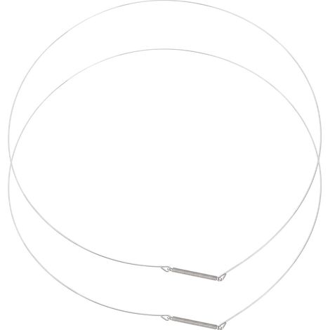 2 Pièces Rouleau de Machine à Laver Ensemble de Pince à Ressort de Porte Rouleau de Lavage Anneau de Serrage Joint de Porte pour Porte de Machine à Laver Dans Un Diamètre de 35cm (1/4)