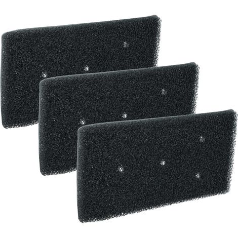 vhbw 3x Schaumfilter kompatibel mit Bauknecht TK Super Eco 7, TRTrend82A2BW (856039603050), TRTrend72A2Di (856039803050) Wäschetrockner