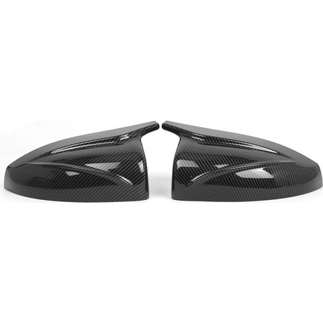 Cubierta de espejo lateral de ABS, modelo 2014-2020, compatible con Audi RS3, juego de 2 piezas, diseño de carbono. (1/4)
