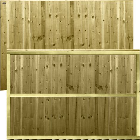 Premier 6ft x 4ft Feather Edge Fully Framed Garden Fence Panel