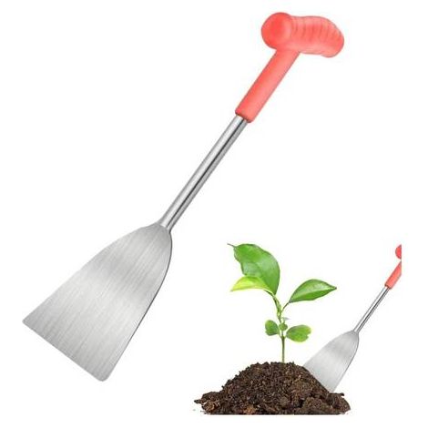 Transplantoir Jardin Main pour Plantation Désherbage Digging Acier Robuste Manche Ergonomique Plastique (1/5)