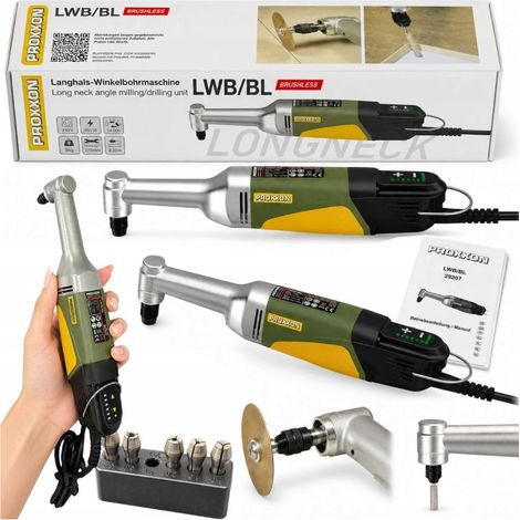 Perceuse d'angle sans fil PROXXON LWB/BL : encore plus puissante (250 W) (1/5)