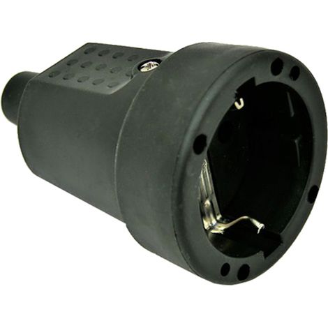 Base de enchufe movil 16A TPE negra