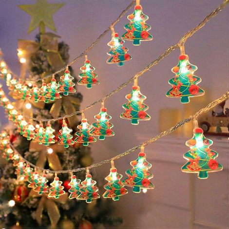 Weihnachtslichterketten, Schneemann, Weihnachtsmann, Weihnachtsbaumschmuck, festliche Fensterdekoration, warmes Licht