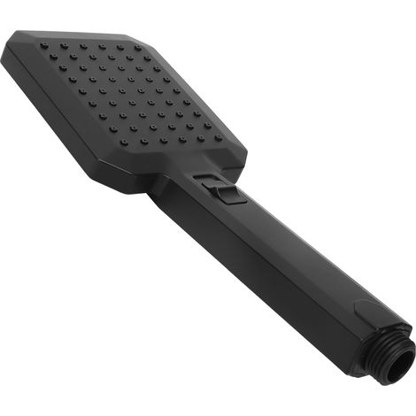 Pommeau de douche G1/2 Économie d'eau, douchette haute pression pour salle de bain, noir (1/5)