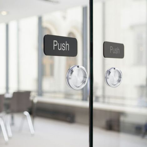Poignée ronde en acier inoxydable 304 pour porte coulissante en verre de salle de bain, accessoire de douche. (1/4)