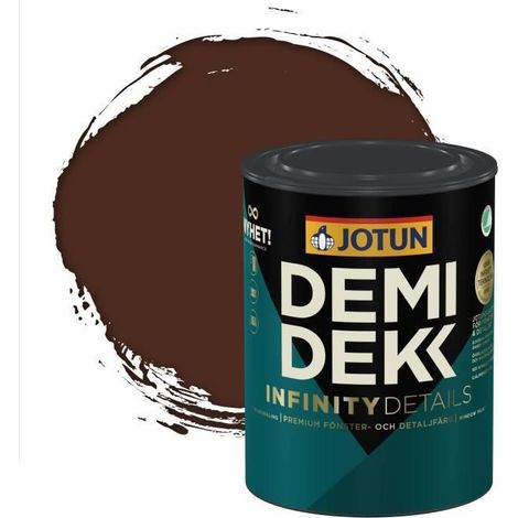 Lasure - DEMIDEKK INFINITY - Opaque Satinée - Brun Acajou - 0,75L (1/2)