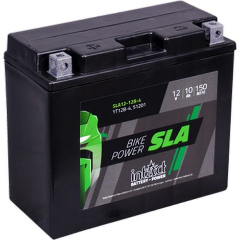 Batterie moto POWER Bike AGM YT12B-BS 12v 10ah 150A SLA