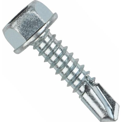 (5,5X75) TORNILLO AUTOTALADRANTE DE CABEZA HEXAGONAL TORNILLO(100U) - INDEX