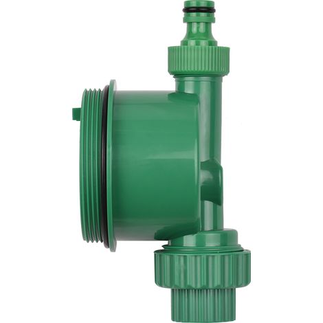 Digitaler automatischer Bewässerungstimer, geplanter Gartenbewässerungstimer, batteriebetriebener intelligenter Wasserbewässerungsregler für Rasen, Ackerland, Hof, Gewächshaus, grün