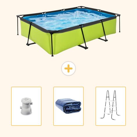 Exit-toys Piscine Exit Rectangulaire - 300x200x65 cm - 4-pièces SCB83 (1/5)