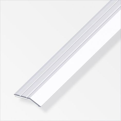 alfer Flachabschlussprofil 2 m, 30 x 5 mm Aluminium eloxiert silber Profil