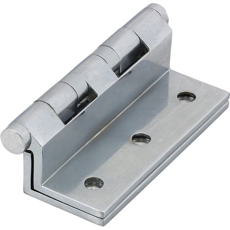 TIMCO Cranked Ball Race Brass Hinges Polished Chrome - 64 x 55