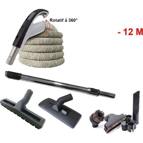 Set 7 accessoires + 1 flexible RETRAFLEX - longueur au choix (de 8 à 15m) + housse de protection + poignée standard - 12m