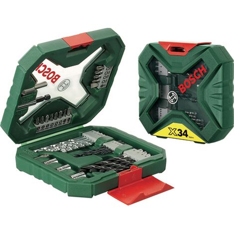 VALIGETTA SET CON ACCESSORI PER FORATURA E AVVITATURA BOSCH 34 PEZZI 2607010608