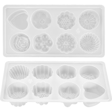 Lebensmittelechte Silikonformen für Gelee, Backwaren, Schokolade, Bonbons, Pudding und Eiscreme wiederverwendbare, flexible Form kreative Küchenhelfer (1/5)