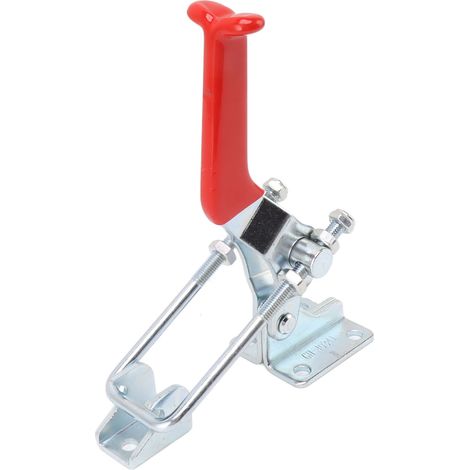 Pince de verrouillage à bascule réglable, pince de verrouillage robuste en forme de U pour portes, machines et véhicules (1/5)