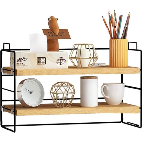 Estante para especias para debajo del fregadero, organizador de cocina, estante de cocina, organizador de cocina debajo del fregadero, organizador de escritorio, estante de escritorio de madera