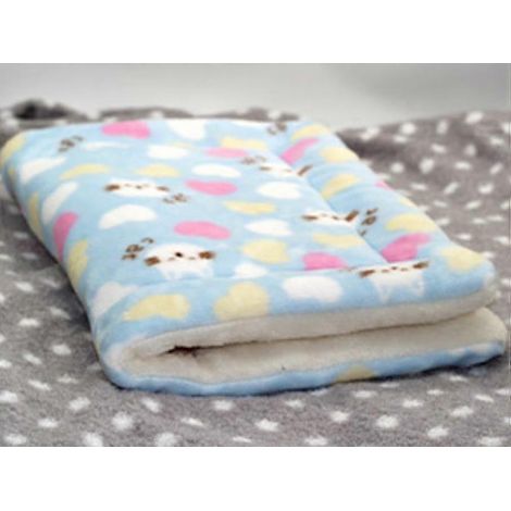 Tapis pour animaux, couverture épaisse et chaude pour chats et chiens, tapis pour litière pour chats, tapis pour chiens (Blue Cat XXL)
