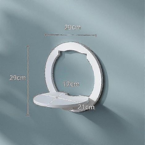 Étagère murale flottante blanche pour chambre à coucher, sans perçage, montage mural, étagère de rangement améliorée, petite étagère flottante pour livres, décoration intérieure (1 pièce blanche) (1/3)