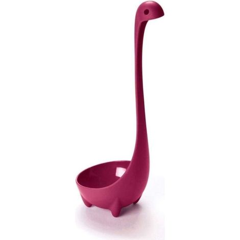 Louche à soupe avec motif monstre du loch ness Ototo violet