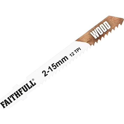 Faithfull Wood Jigsaw Blades Pack of 5 T119B FAIJBT119B