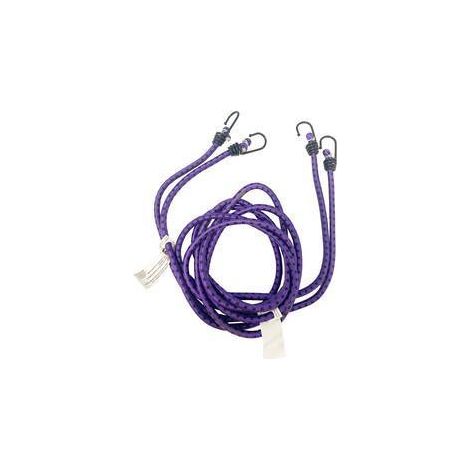C SET 2 FUNI ELASTICHE D.8 C/2 GANCI FE 200 VIOLA