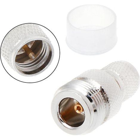 Adaptateur de câble coaxial d'antenne avec connecteur jack UHF mâle vers N femelle RF