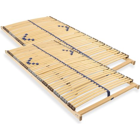 Lattenrost 160x200 cm vormontiert , 42 Latten 7-Zonen Birkenschichtholz belastbar 150 Kg Made in Germany (1/5)